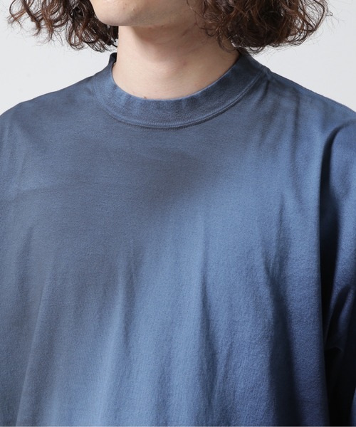 YOKE(ヨーク)の「YOKE/ヨーク/Spray Printed T-Shirt/YK23SS0487(Tシャツ/カットソー・メンズ・ネイビー/イエロー・3/2)」の10枚目の写真