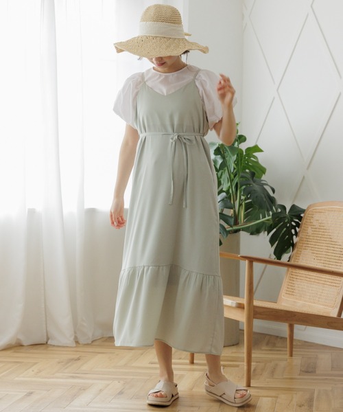 flower(フラワー)の「フェミニンパフブラウス2(シャツ/ブラウス・レディース・ホワイト/ピンク/ブルー・FREE)」の16枚目の写真