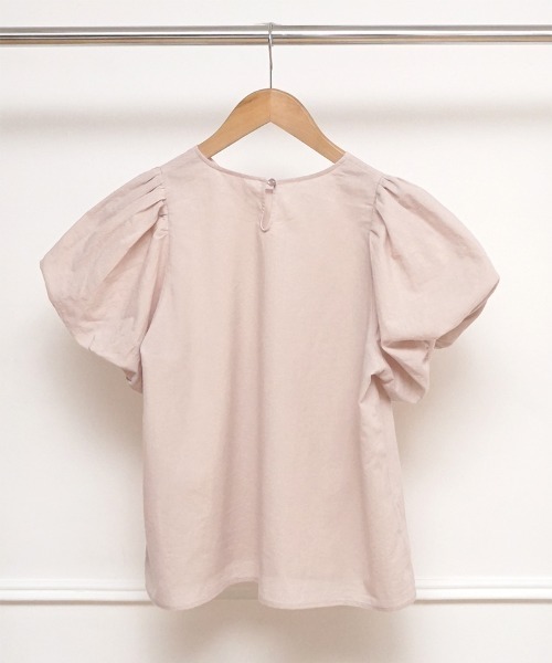 flower(フラワー)の「フェミニンパフブラウス2(シャツ/ブラウス・レディース・ホワイト/ピンク/ブルー・FREE)」の14枚目の写真