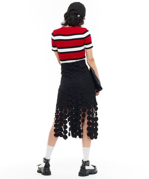 Narcissus（ナルシス）の「【Narcissus】ドットレーススカート（スカート・レディース・ブラック/ホワイト・FREE）」の13枚目の写真