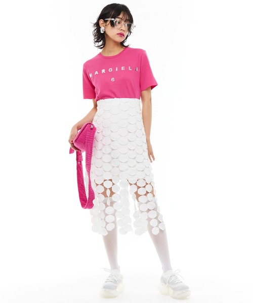 Narcissus（ナルシス）の「【Narcissus】ドットレーススカート（スカート・レディース・ブラック/ホワイト・FREE）」の3枚目の写真