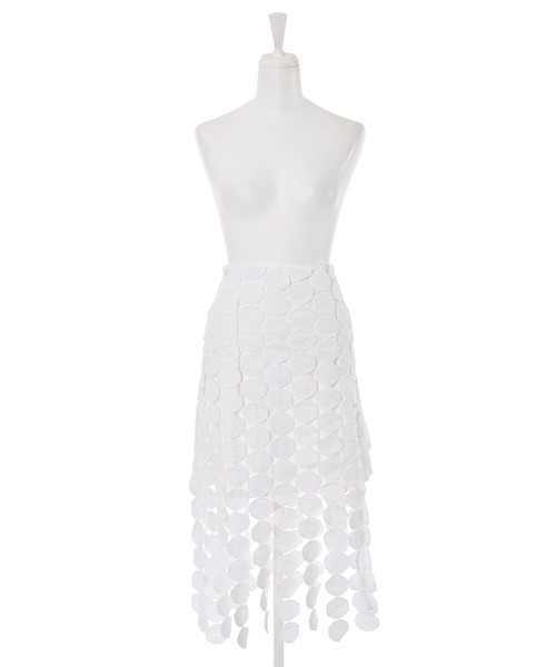 Narcissus（ナルシス）の「【Narcissus】ドットレーススカート（スカート・レディース・ブラック/ホワイト・FREE）」の9枚目の写真