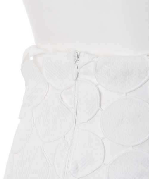 Narcissus（ナルシス）の「【Narcissus】ドットレーススカート（スカート・レディース・ブラック/ホワイト・FREE）」の10枚目の写真