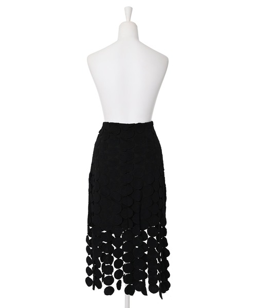 Narcissus（ナルシス）の「【Narcissus】ドットレーススカート（スカート・レディース・ブラック/ホワイト・FREE）」の8枚目の写真