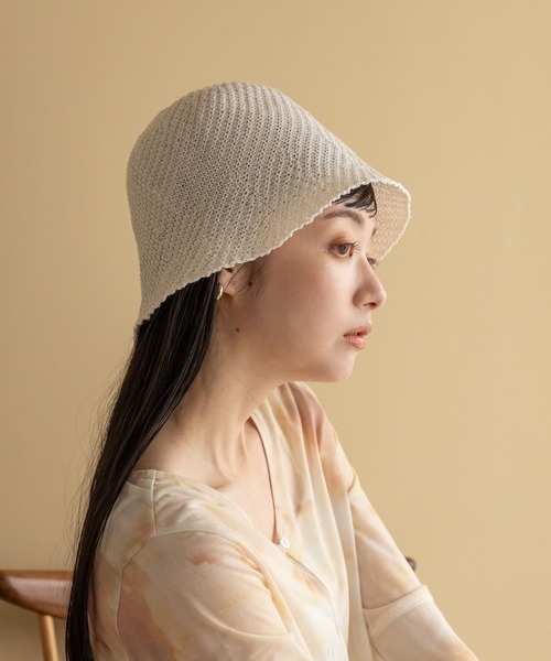 LOWRYS FARM（ローリーズファーム）の「サーモHAT（ハット・レディース・ブルー/オフホワイト/ブラック・FREE）」の2枚目の写真