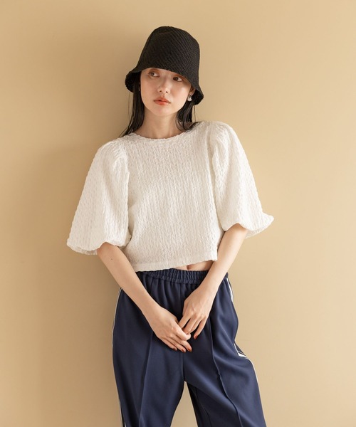 LOWRYS FARM（ローリーズファーム）の「サーモHAT（ハット・レディース・ブルー/オフホワイト/ブラック・FREE）」の6枚目の写真