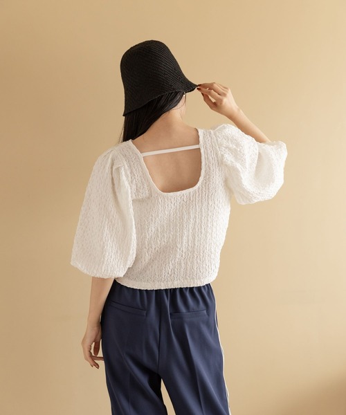 LOWRYS FARM（ローリーズファーム）の「サーモHAT（ハット・レディース・ブルー/オフホワイト/ブラック・FREE）」の8枚目の写真