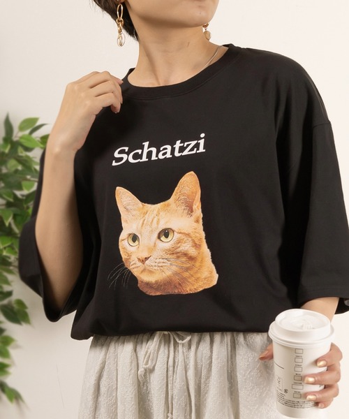 SlashDate(スラッシュデイト)の「アニマルBIGプリントTシャツ/ビッグシルエット/ユニセックス(Tシャツ/カットソー・メンズ・ホワイト/アッシュグレー/ブラック/ホワイト系その他/ブラック系その他/ホワイト系その他2/グレー系その他/ホワイト系その他3/ブラック系その他2/ブラック系その他3/グレー系その他2/グレー系その他3・M/L/XL)」の7枚目の写真
