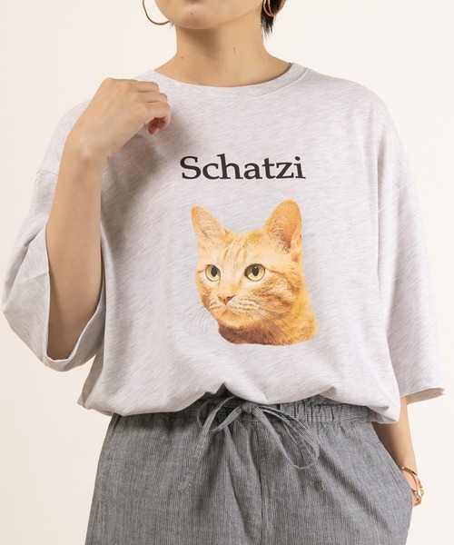 SlashDate(スラッシュデイト)の「アニマルBIGプリントTシャツ/ビッグシルエット/ユニセックス(Tシャツ/カットソー・メンズ・ホワイト/アッシュグレー/ブラック/ホワイト系その他/ブラック系その他/ホワイト系その他2/グレー系その他/ホワイト系その他3/ブラック系その他2/ブラック系その他3/グレー系その他2/グレー系その他3・M/L/XL)」の2枚目の写真