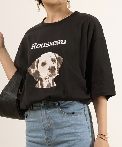 SlashDate(スラッシュデイト)の「アニマルBIGプリントTシャツ/ビッグシルエット/ユニセックス(Tシャツ/カットソー・メンズ・ホワイト/アッシュグレー/ブラック/ホワイト系その他/ブラック系その他/ホワイト系その他2/グレー系その他/ホワイト系その他3/ブラック系その他2/ブラック系その他3/グレー系その他2/グレー系その他3・M/L/XL)」の9枚目の写真