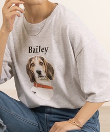 アニマルBIGプリントTシャツ/ビッグシルエット/ユニセックス