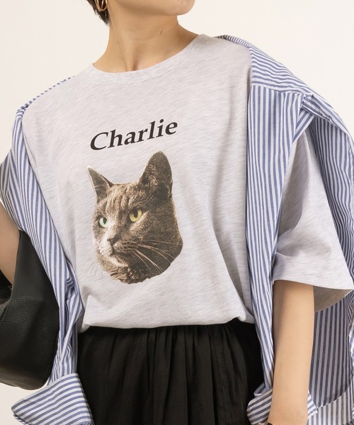 SlashDate(スラッシュデイト)の「アニマルBIGプリントTシャツ/ビッグシルエット/ユニセックス(Tシャツ/カットソー・メンズ・ホワイト/アッシュグレー/ブラック/ホワイト系その他/ブラック系その他/ホワイト系その他2/グレー系その他/ホワイト系その他3/ブラック系その他2/ブラック系その他3/グレー系その他2/グレー系その他3・M/L/XL)」の10枚目の写真