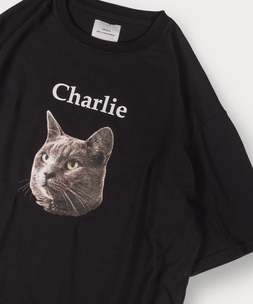 SlashDate(スラッシュデイト)の「アニマルBIGプリントTシャツ/ビッグシルエット/ユニセックス(Tシャツ/カットソー・メンズ・ホワイト/アッシュグレー/ブラック/ホワイト系その他/ブラック系その他/ホワイト系その他2/グレー系その他/ホワイト系その他3/ブラック系その他2/ブラック系その他3/グレー系その他2/グレー系その他3・M/L/XL)」の6枚目の写真