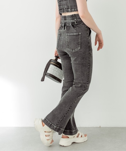 OLIVE des OLIVE（オリーブデオリーブ）の「マルチWAYサロペット　1031090540（サロペット/オーバーオール・レディース・スミクロ/ブルー・FREE）」の10枚目の写真