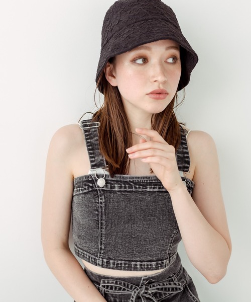 OLIVE des OLIVE（オリーブデオリーブ）の「マルチWAYサロペット　1031090540（サロペット/オーバーオール・レディース・スミクロ/ブルー・FREE）」の12枚目の写真