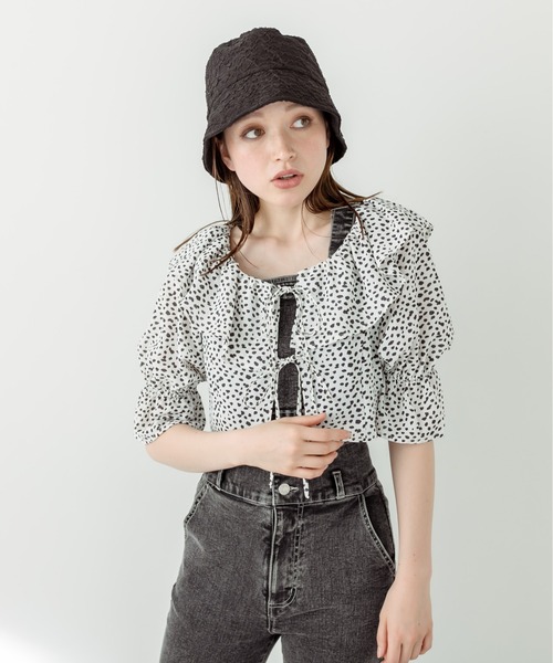 OLIVE des OLIVE（オリーブデオリーブ）の「マルチWAYサロペット　1031090540（サロペット/オーバーオール・レディース・スミクロ/ブルー・FREE）」の14枚目の写真