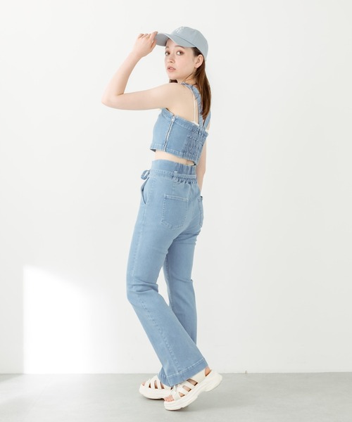 OLIVE des OLIVE（オリーブデオリーブ）の「マルチWAYサロペット　1031090540（サロペット/オーバーオール・レディース・スミクロ/ブルー・FREE）」の21枚目の写真