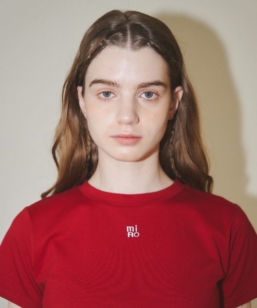 MIRO AMURETTE（ミロアミュレット）の「MIRO embroidery tee/MIROオリジナルTシャツ（Tシャツ/カットソー・レディース・レッド/ホワイト/ブラック・FREE）」の11枚目の写真