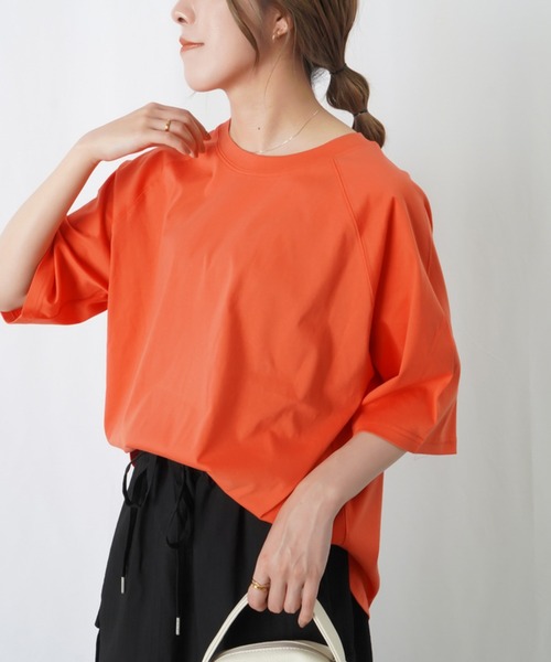 tシャツ LC/LLL シルケットラグランラインTシャツ レディース LADY LUCK LUCA tシャツ LC/LLL シルケットラグランラインT