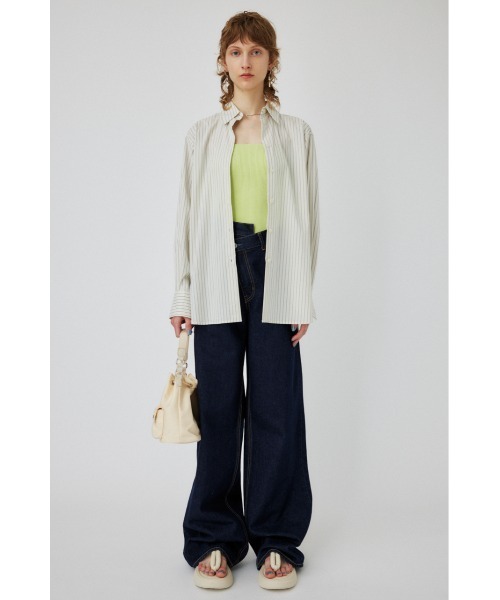 MOUSSY(マウジー)の「COLOR BACK SLIT シャツ(シャツ/ブラウス・レディース・ブルー/ホワイト系その他/パープル・FREE)」の13枚目の写真