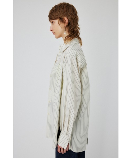 MOUSSY(マウジー)の「COLOR BACK SLIT シャツ(シャツ/ブラウス・レディース・ブルー/ホワイト系その他/パープル・FREE)」の14枚目の写真