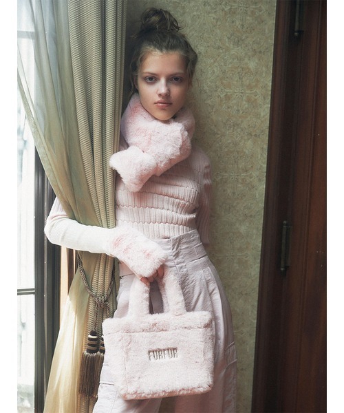 furfur ハイウェストワークパンツ　ピンク　カーゴパンツ　ファーファ FURFUR（ファーファー）の「ハイウエストワークパンツ（その他