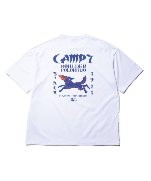 CAMP7（キャンプセブン）の「CAMP7 PRINT TEE（Tシャツ/カットソー・メンズ・ブラック/ホワイト・MEDIUM/X-LARGE/LARGE）」の9枚目の写真