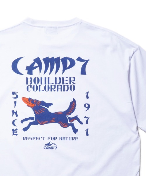 CAMP7（キャンプセブン）の「CAMP7 PRINT TEE（Tシャツ/カットソー・メンズ・ブラック/ホワイト・MEDIUM/X-LARGE/LARGE）」の13枚目の写真
