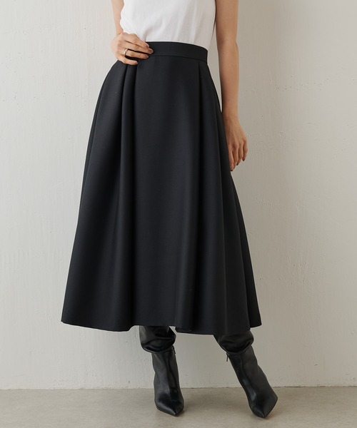 【新品】Whim Gazetteタックボリュームスカート Whim Gazette（ウィムガゼット）の「タックボリュームスカート