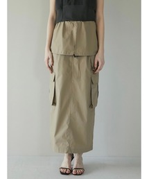 【LA PEAU DE GEM】3wayカーゴスカート