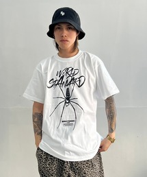 WORLD STANDARD（ワールドスタンダード）の「WORLD STANDARD/ワールドスタンダード スパイダープリント 半袖Tシャツ WSHT-004（Tシャツ/カットソー）」