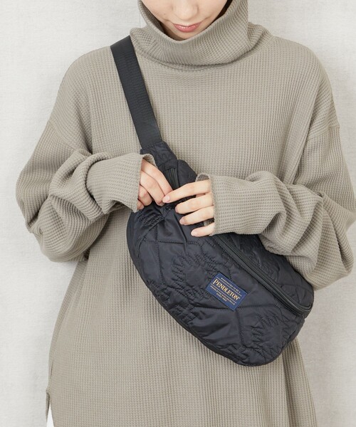 FREAK'S STORE（フリークスストア）の「PENDLETON×FREAK'S STORE/ペンドルトン 限定展開　別注QUILTING BODY BAG/キルティング ボディバッグ（ボディバッグ/ウエストポーチ・レディース・ブラック/ベージュ/オリーブ・ONE SIZE）」の11枚目の写真