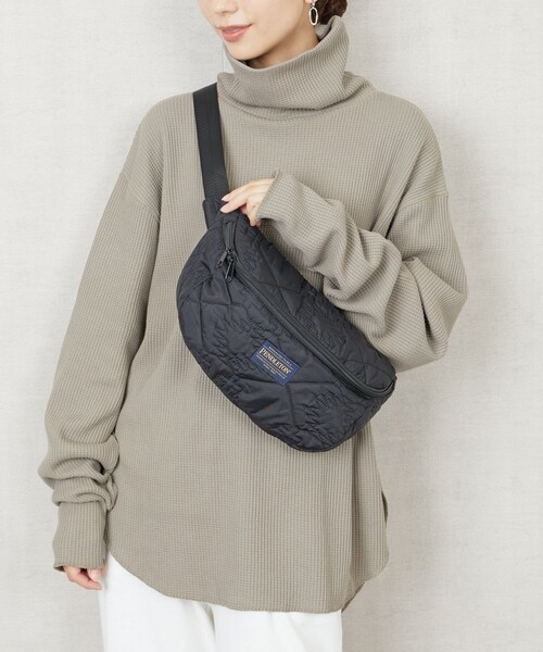 FREAK'S STORE（フリークスストア）の「PENDLETON×FREAK'S STORE/ペンドルトン 限定展開　別注QUILTING BODY BAG/キルティング ボディバッグ（ボディバッグ/ウエストポーチ・レディース・ブラック/ベージュ/オリーブ・ONE SIZE）」の13枚目の写真