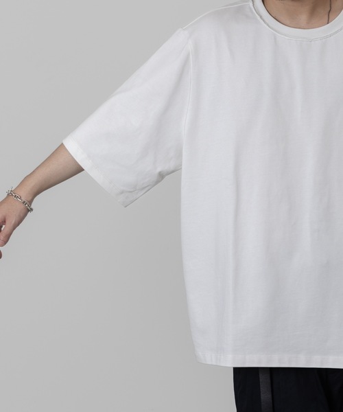 wrou（ロウ）の「16/2ハイカウントヘビー天竺 MASSIVE T-SHIRT（Tシャツ/カットソー・メンズ・グレー/ブラック/ホワイト・1/2/3）」の19枚目の写真