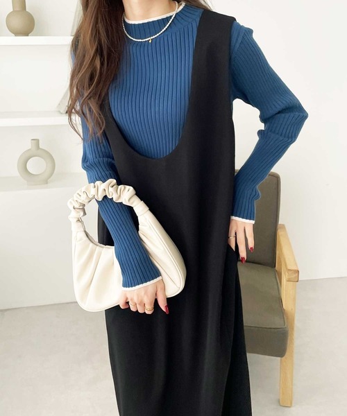 GeeRA（ジーラ）の「春にぴったり！楽ちん！ストレッチ前後2WAYジャンパースカート（ジャンパースカート・レディース・ベージュ/ブラック/アイボリー・X-LARGE/MEDIUM/LARGE）」の22枚目の写真