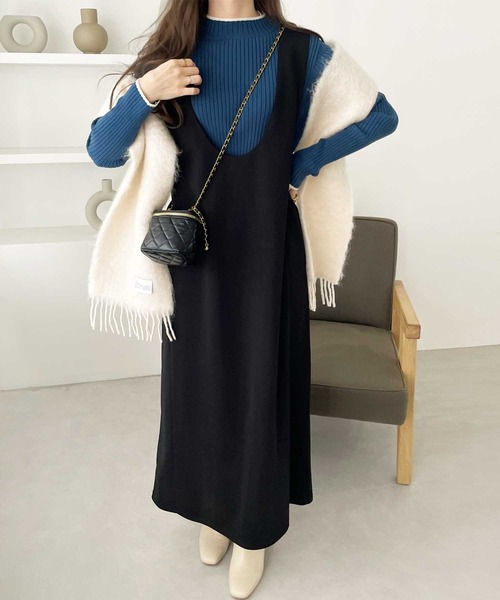 GeeRA（ジーラ）の「春にぴったり！楽ちん！ストレッチ前後2WAYジャンパースカート（ジャンパースカート・レディース・ベージュ/ブラック/アイボリー・X-LARGE/MEDIUM/LARGE）」の20枚目の写真