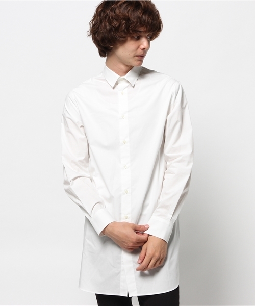 603（ロクマルサン）の「603 タイプライターロングシャツ（シャツ/ブラウス・メンズ・ホワイト/ブルー・FREE）」の2枚目の写真