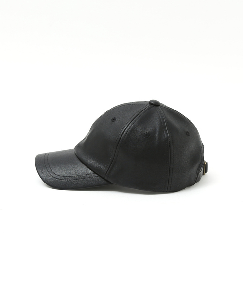 Ruben（ルーベン）の「【RUBEN/ルーベン】FAKE LEATHER CAP/フェイクレザーキャップ/ユニセックス/RUS-6296（キャップ・メンズ・ブラウン/ベージュ/ブラック・フリー）」の10枚目の写真