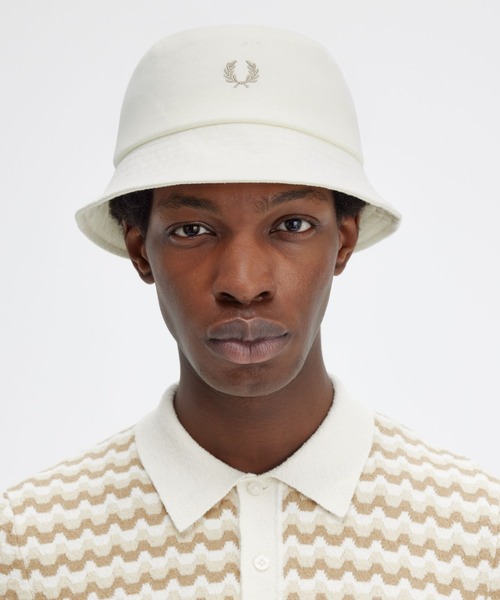 FRED PERRY（フレッドペリー）の「Pique Bucket Hat／ピケ