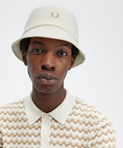 FRED PERRY（フレッドペリー）の「Pique Bucket Hat／ピケ