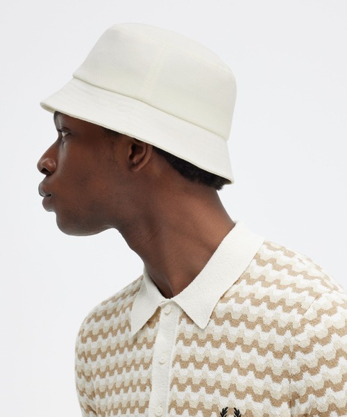 FRED PERRY（フレッドペリー）の「Pique Bucket Hat／ピケ