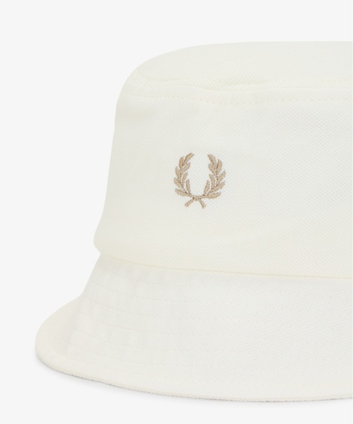 FRED PERRY(フレッドペリー) バケットハット コットンピケ FRED PERRY（フレッドペリー）の「Pique Bucket Hat／ピケ