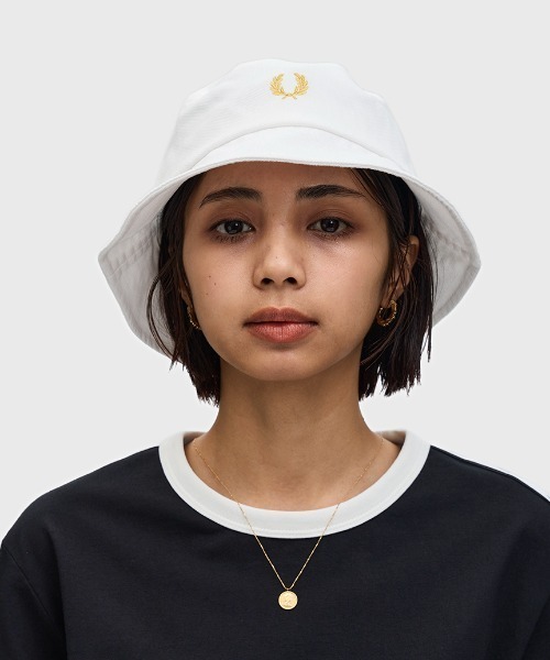 FRED PERRY(フレッドペリー) バケットハット コットンピケ 楽天市場】FRED PERRY/フレッドペリー PIQUE BUCKET HAT HW5650
