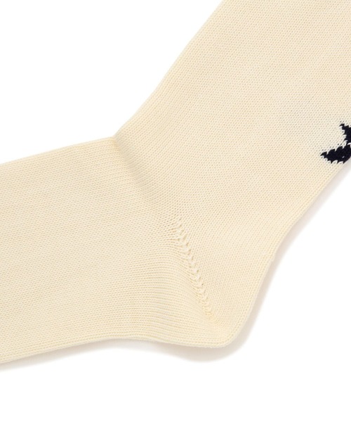 ROSTER SOX(ロスターソックス)の「ROSTER SOX/ロスターソックス/Star by SOX(ソックス/靴下・メンズ・ホワイト/ブラック・2/1)」の4枚目の写真