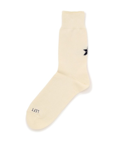 ROSTER SOX(ロスターソックス)の「ROSTER SOX/ロスターソックス/Star by SOX(ソックス/靴下・メンズ・ホワイト/ブラック・2/1)」の2枚目の写真
