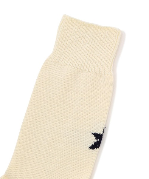 ROSTER SOX(ロスターソックス)の「ROSTER SOX/ロスターソックス/Star by SOX(ソックス/靴下・メンズ・ホワイト/ブラック・2/1)」の9枚目の写真