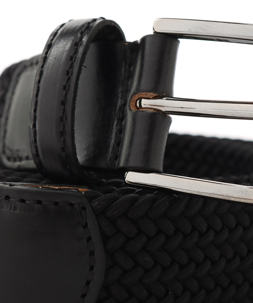 EDIFICE（エディフィス）の「EDIFICE メッシュ ベルト MADE IN ITALY（ベルト・メンズ・ブラック・90/80）」の5枚目の写真
