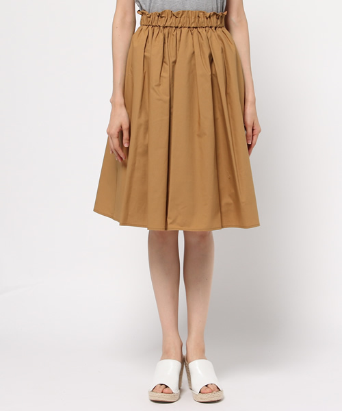PROPORTION BODY DRESSING（プロポーションボディドレッシング）の「【EDIT COLOGNE】ギャザースカート（スカート・レディース・カーキ/ダークカーキ/ベージュ系その他・2/3）」の4枚目の写真