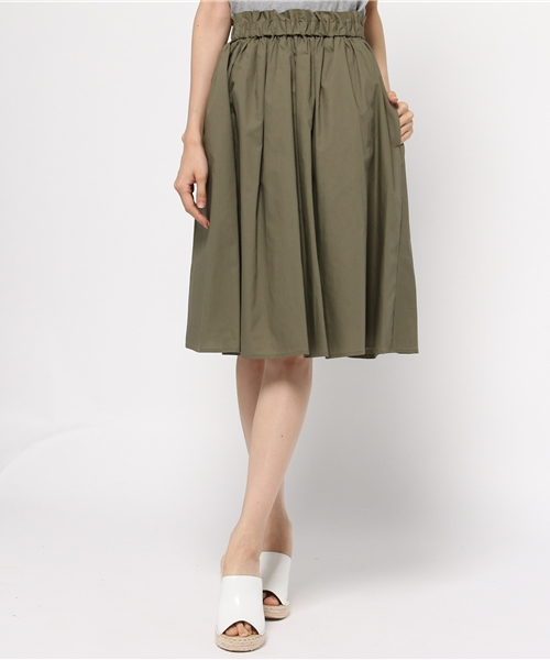PROPORTION BODY DRESSING（プロポーションボディドレッシング）の「【EDIT COLOGNE】ギャザースカート（スカート・レディース・カーキ/ダークカーキ/ベージュ系その他・2/3）」の13枚目の写真