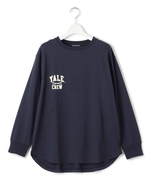 J.PRESS YORK STREET(ジェイプレスヨークストリート)の「【WOMEN】YALE × J.PRESS YORK STREET コラボワンポイントTシャツ(Tシャツ/カットソー・レディース・ホワイト系/アイボリー系/ライトグレー系/ネイビー系・F)」の20枚目の写真